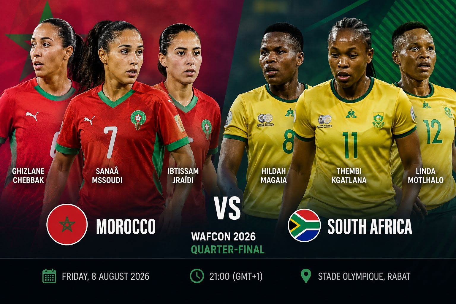 Morocco vs South Africa: High-Stakes WAFCON Quarter-Final Rematch