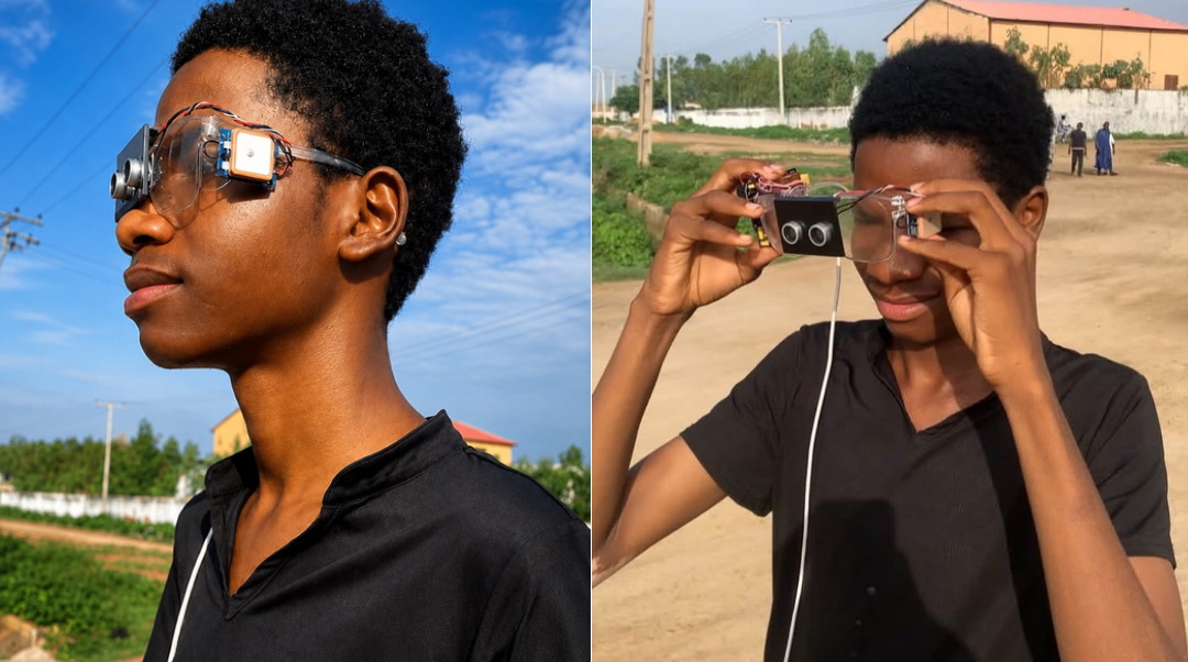 Nigerian Innovator Khalifa Aminu Unveils Glass V2 for Visually Impaired Users