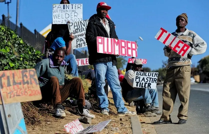SA Official Unemployment Rate Rises to 33.6%