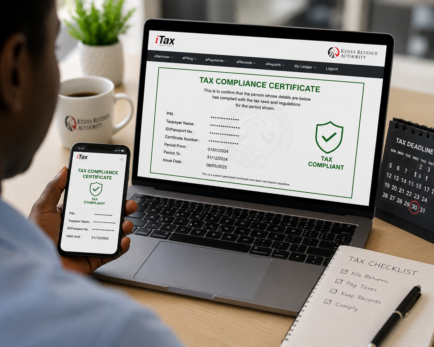  A Tax Compliance Certificate can serve as proof that a taxpayer has met specified compliance requirements.