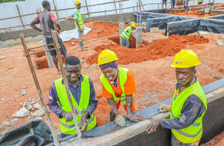Young Africans take part in practical work and skills training, reflecting the growing role of youth in the continent's labour market.