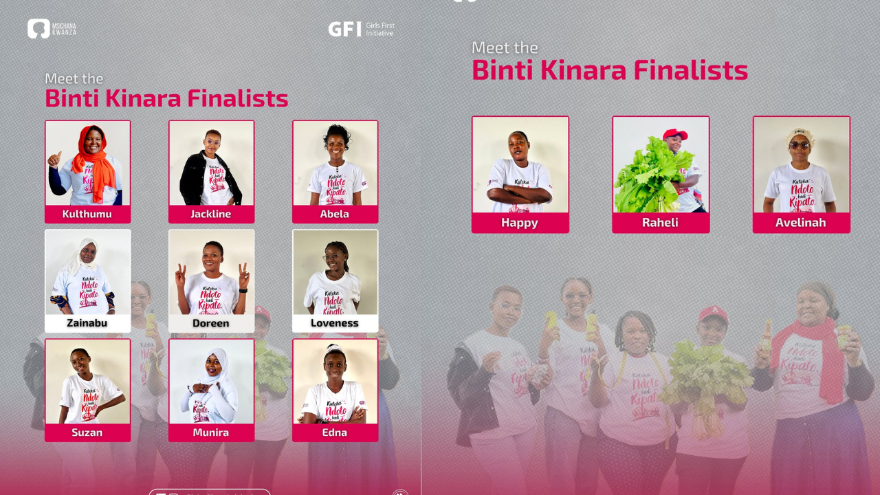 The 12 young women are receiving seed funding, mentorship and business support to build enterprises and pursue greater financial independence, through GFI’s Binti Kinara programme