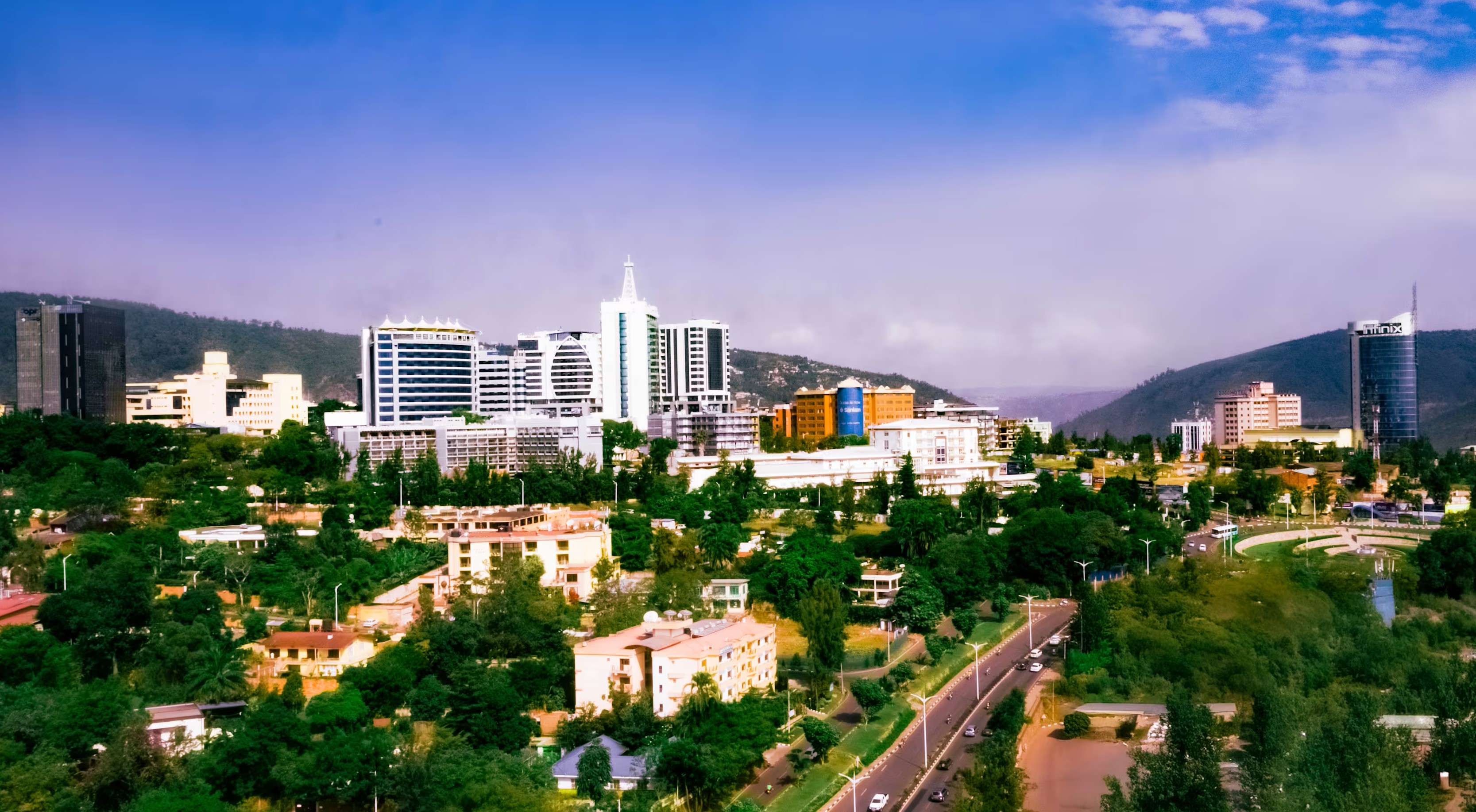Kigali is the capital city of Rwanda, roughly in the center of the country. It sprawls across numerous hills, ridges and valleys, and has a vibrant restaurant and nightlife scene.