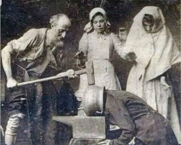 An ancient Italian practice was to cover a patient’s head with a wooden bowl and beat on it repeatedly until the patient lost consciousness. 